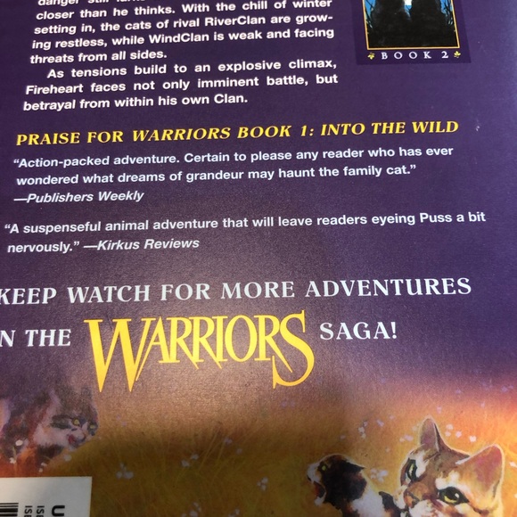 Vintage Warriors Series by Erin Hunter Set of 6 books 2003-2004 Cats Adventure - Picture 8 of 14
